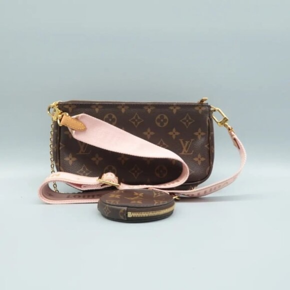 Auth Louis Vuitton Multi Pochette Accessories W/P Monogram Satchel 1648-061524 - Picture 2 of 12